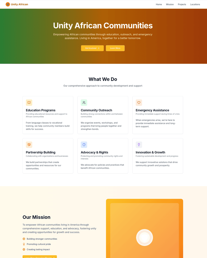 Unity African Communities